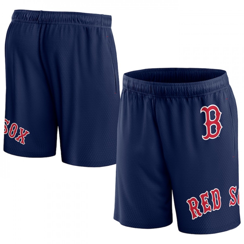 Men's Boston Red Sox Navy Clincher Mesh Shorts 1