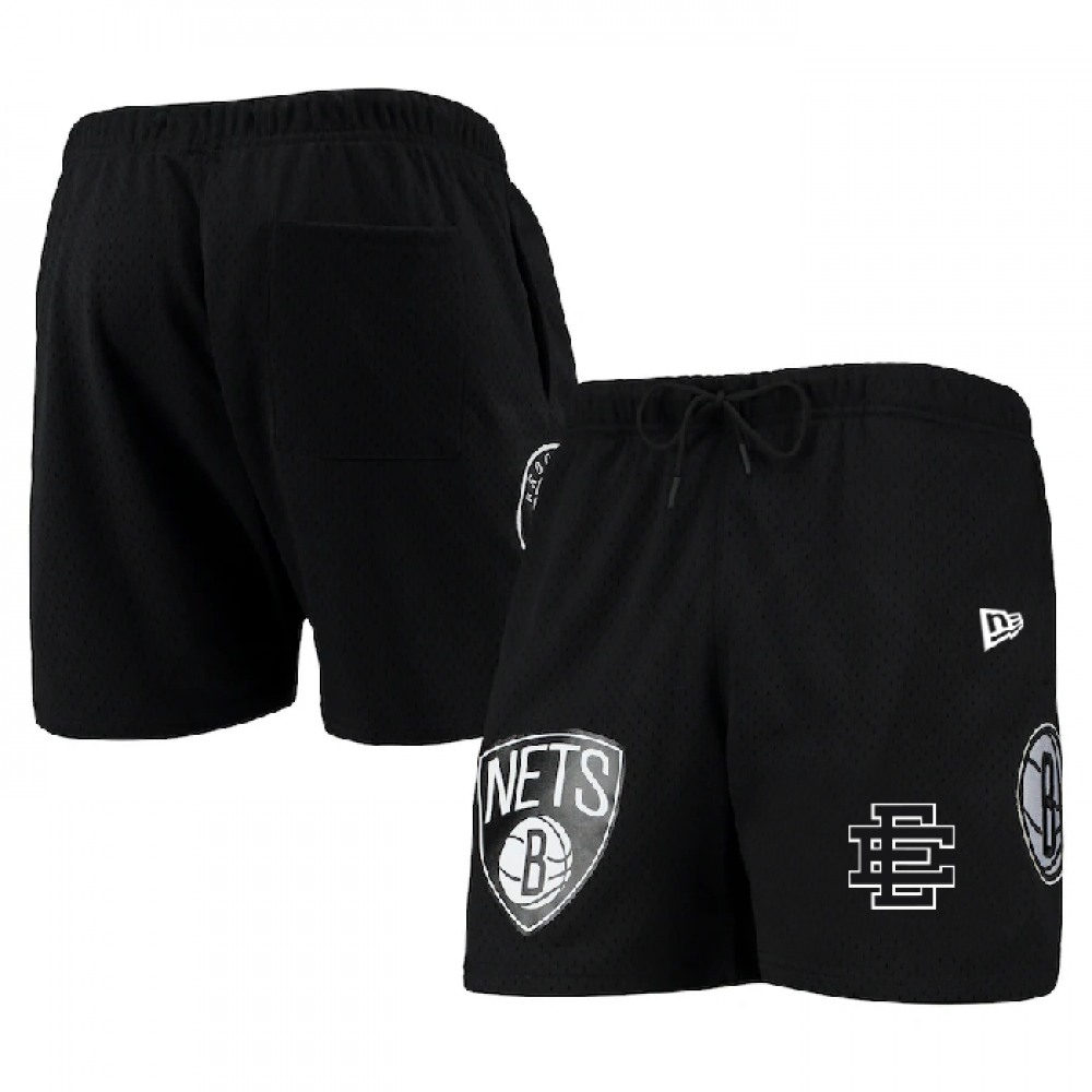 Men's Brooklyn Nets Black Shorts 1