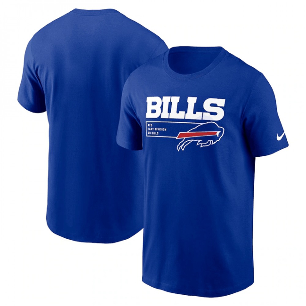 Men's Buffalo Bills Blue Division Essential T-Shirt 1