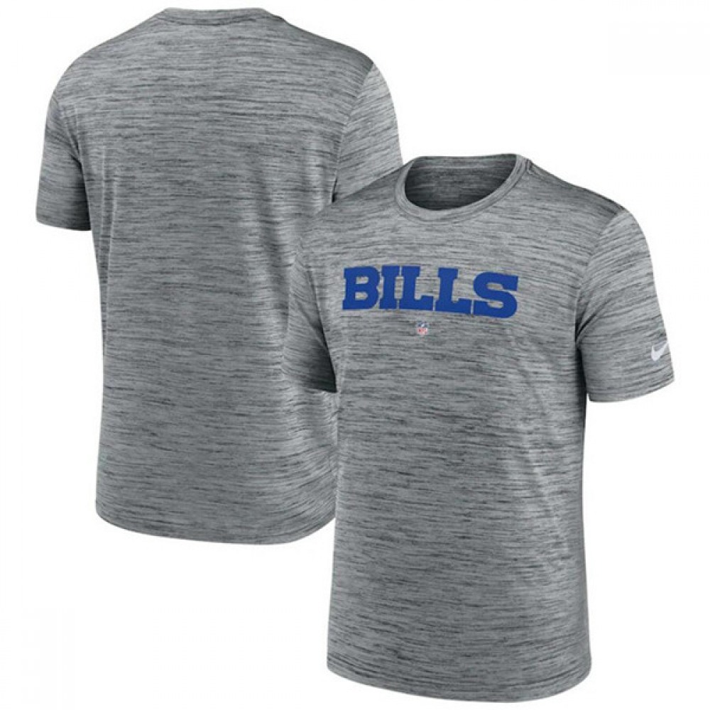 Men's Buffalo Bills Gray Velocity Performance T-Shirt 1