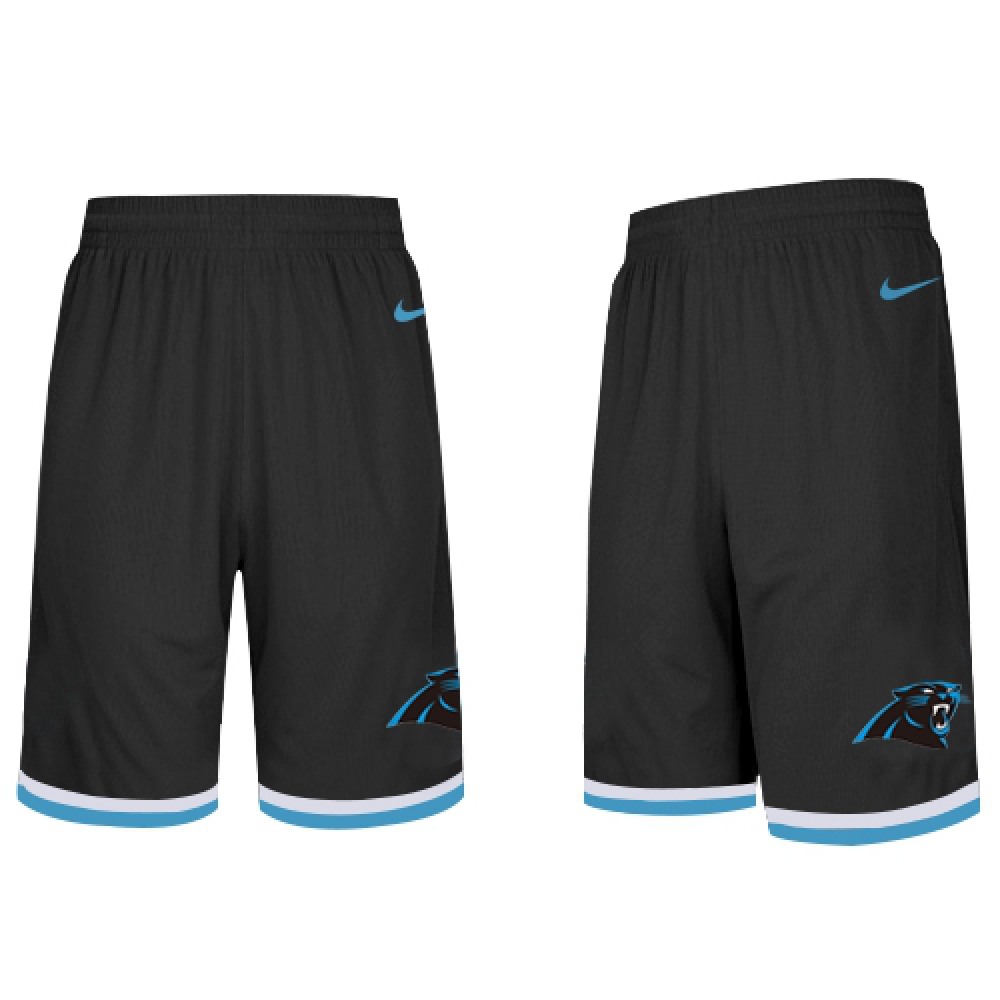 Men's Carolina Panthers 2019 Black Knit Performance Shorts 1