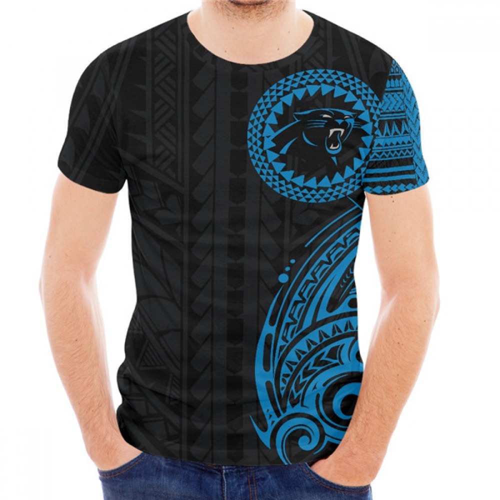 Men's Carolina Panthers Black/BlueT-Shirt 1