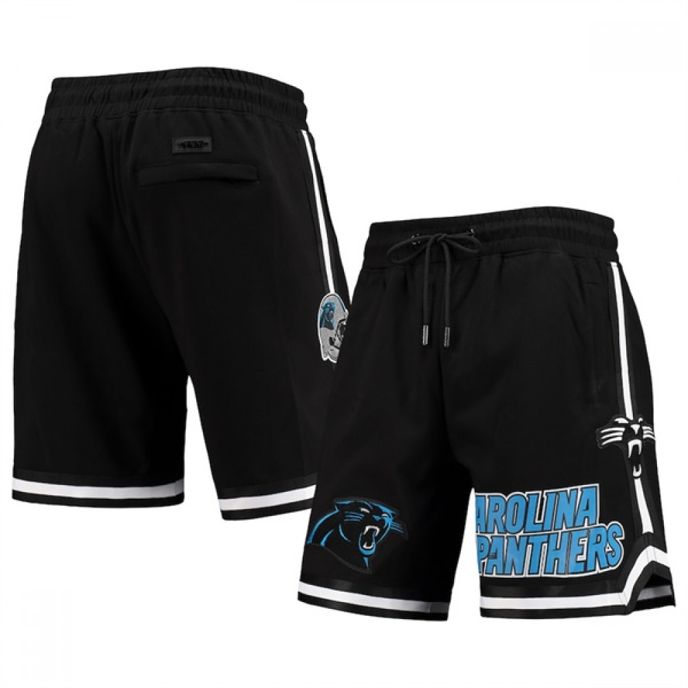 Men's Carolina Panthers Black Shorts 1