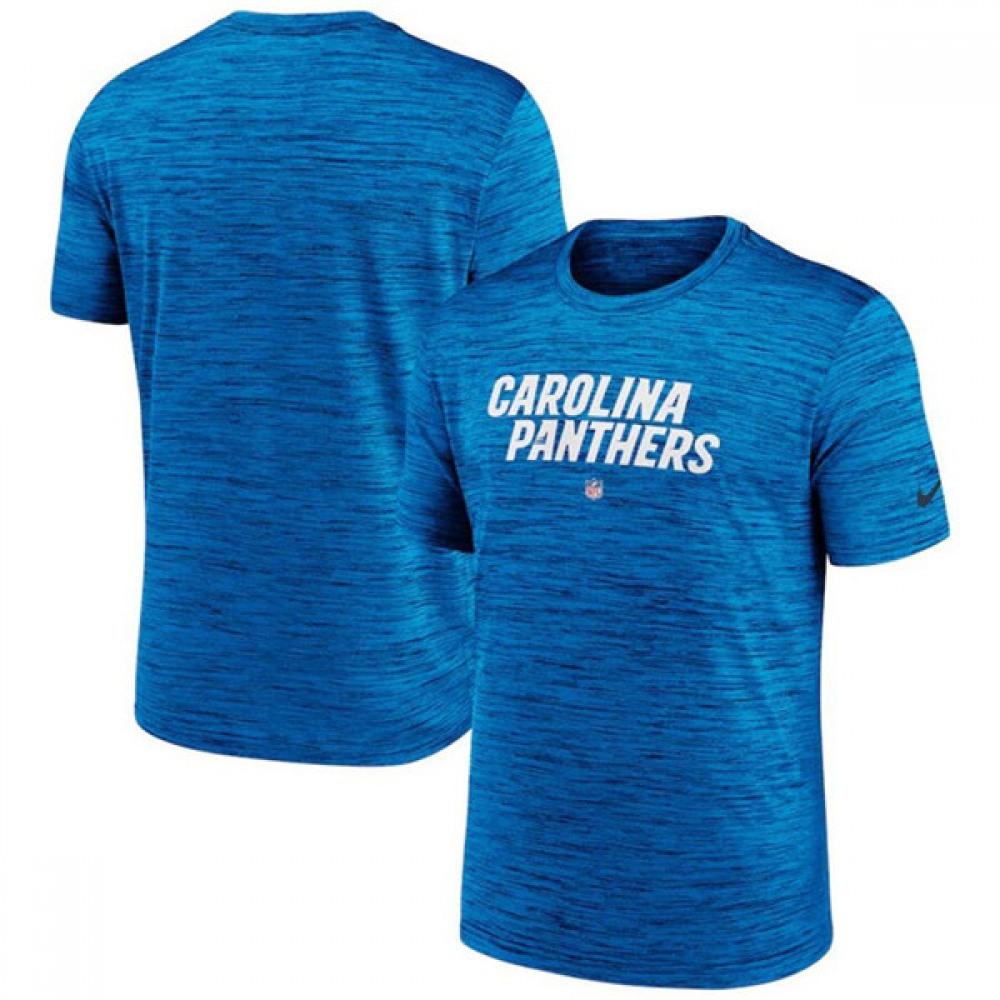 Men's Carolina Panthers Blue Velocity Performance T-Shirt 1