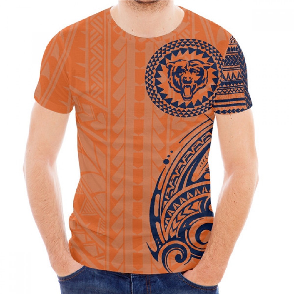 Men's Chicago Bears Orange T-Shirt 1