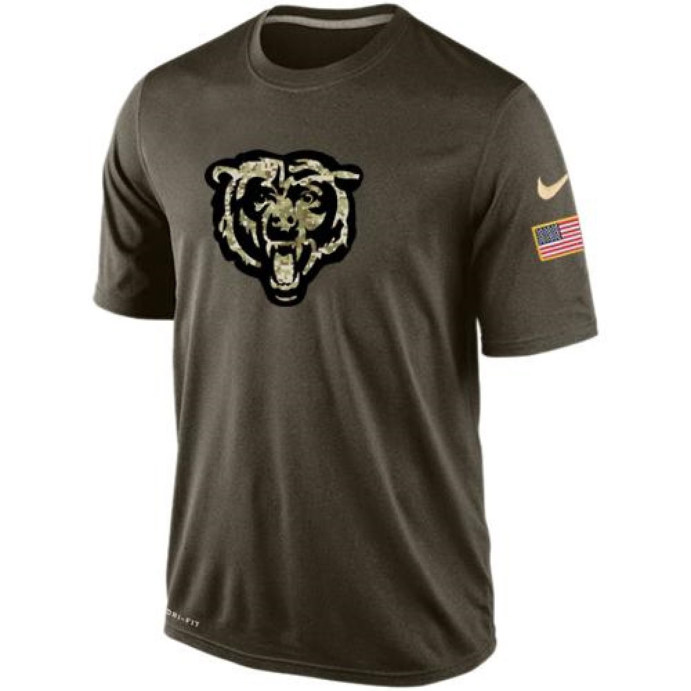 Men's Chicago Bears Salute To Service Dri-FIT T-Shirt 1