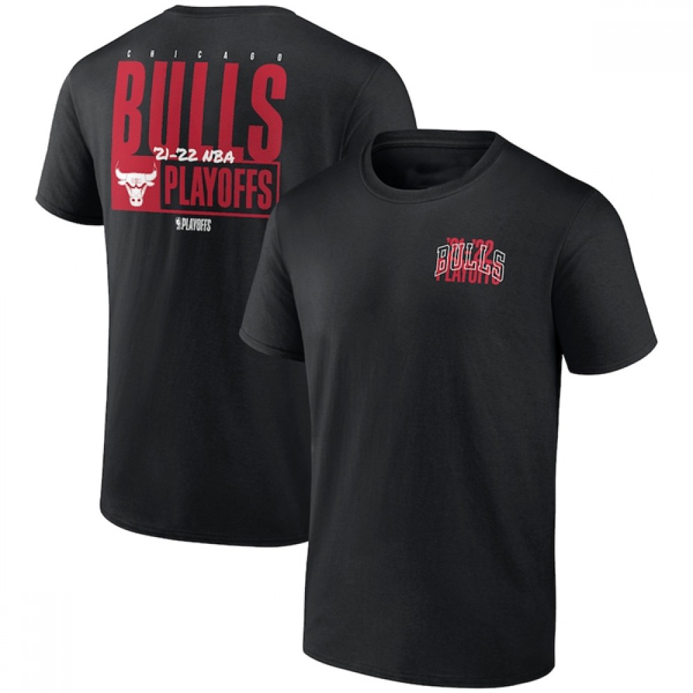 Men's Chicago Bulls Black Basketball T-Shirt 1