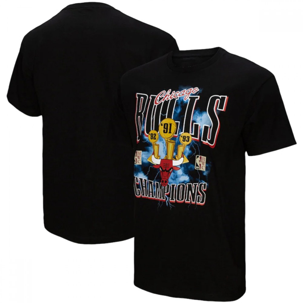 Men's Chicago Bulls Black Basketball T-Shirt 1