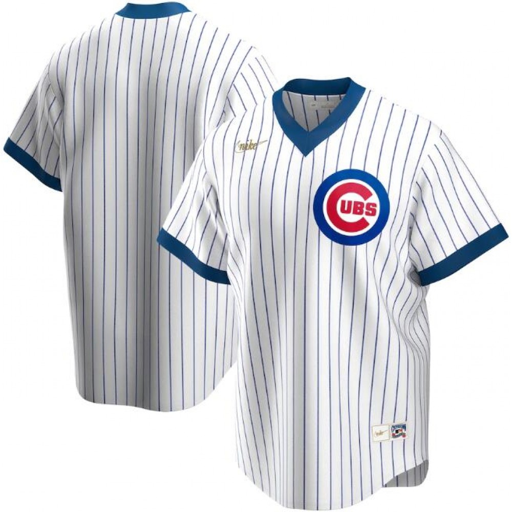 Men's Chicago Cubs Blank 2020 New White Cool Base Stitched Jersey 1