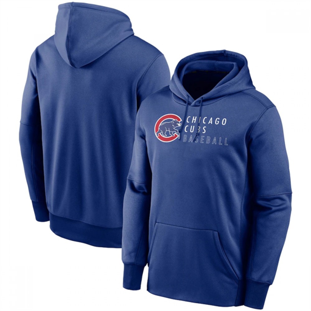 Men's Chicago Cubs Blue Hoodie 1