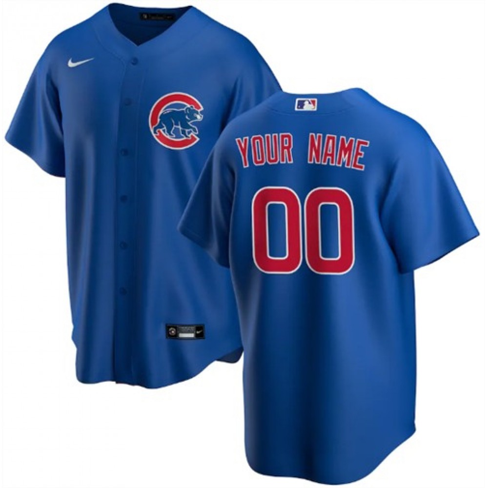 Men's Chicago Cubs Customized Stitched MLB Jersey 1