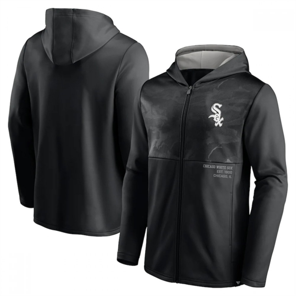 Men's Chicago White Sox Black Jackets 1