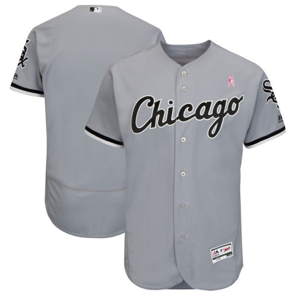 Men's Chicago White Sox Gray 2018 Mother's Day Flexbase Stitched MLB Jersey 1
