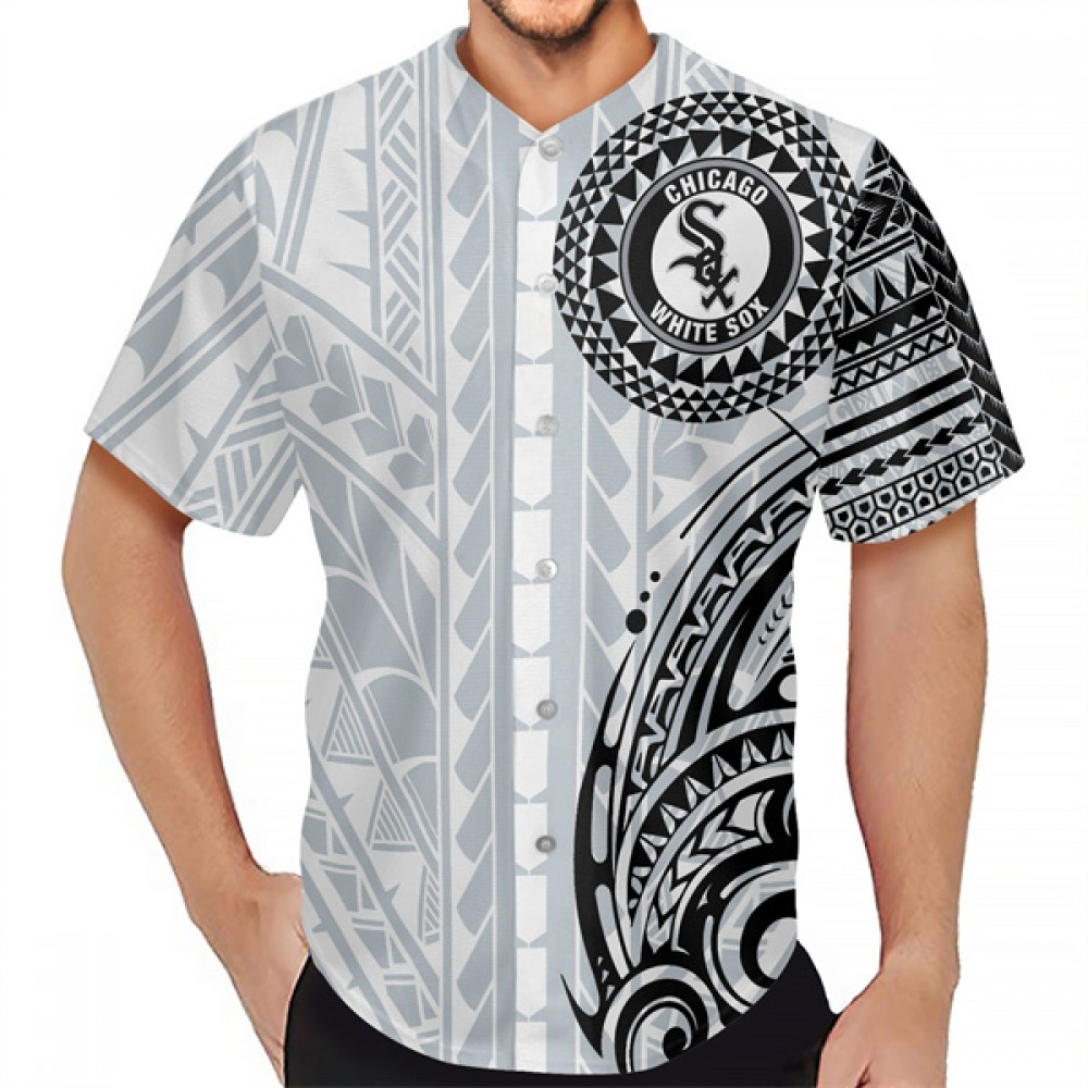 Men's Chicago White Sox White Baseball Jersey 1