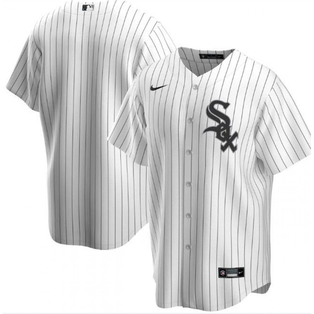 Men's Chicago White Sox White Cool Base Stitched Jersey 1