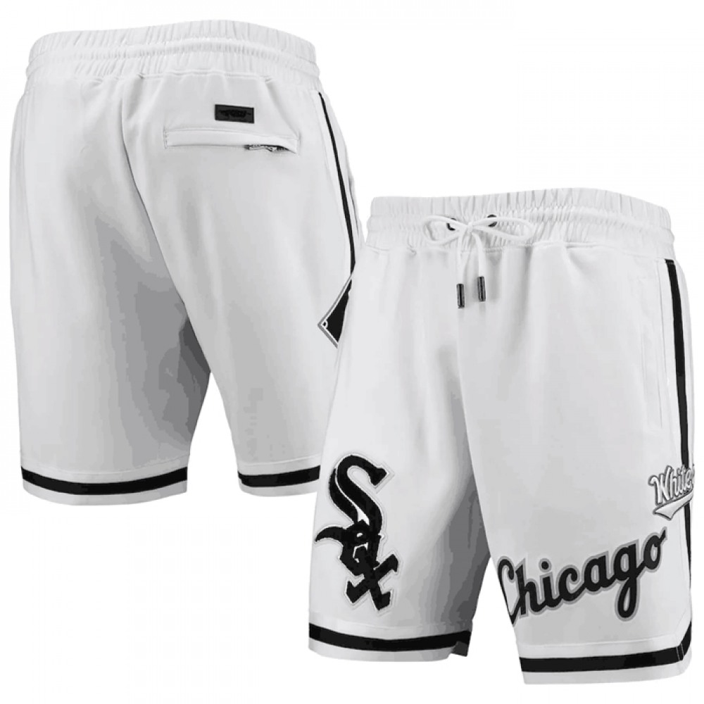 Men's Chicago White Sox White Team Shorts 1