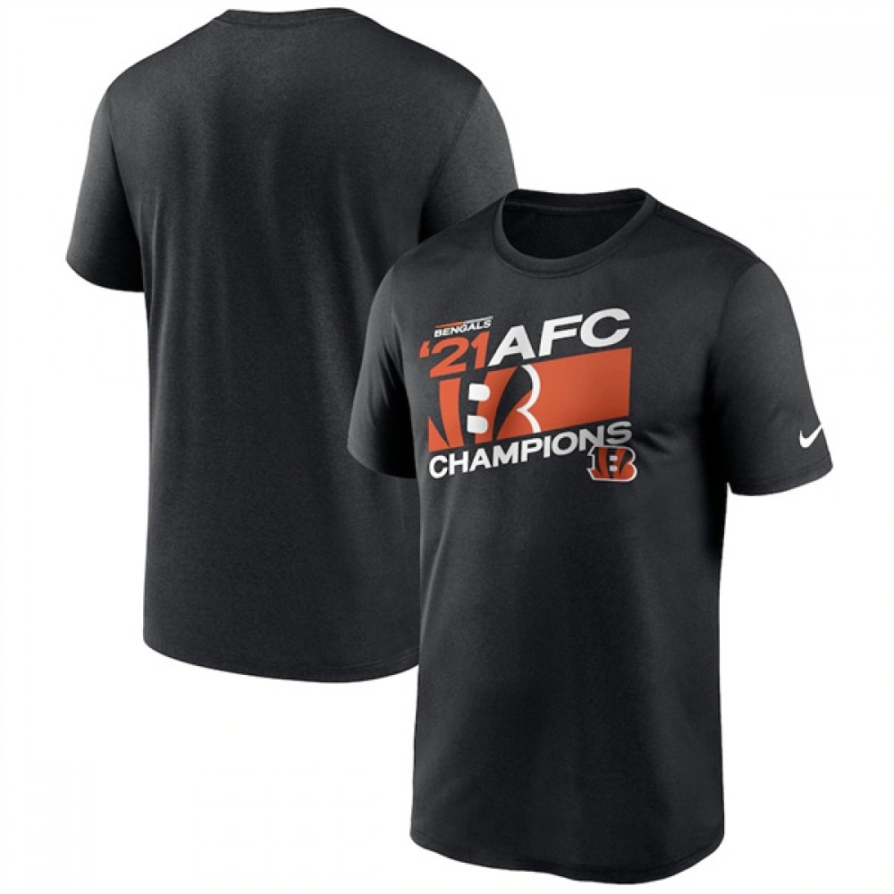 Men's Cincinnati Bengals Black AFC Champions T-Shirt 1