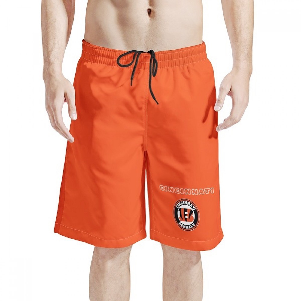 Men's Cincinnati Bengals Orange NFL Shorts 1