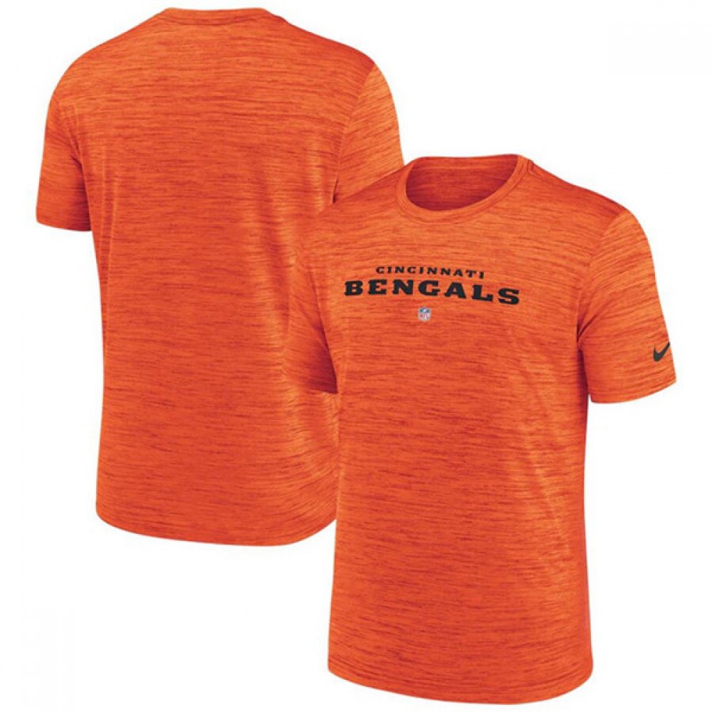 Men's Cincinnati Bengals Orange Velocity Performance T-Shirt 1