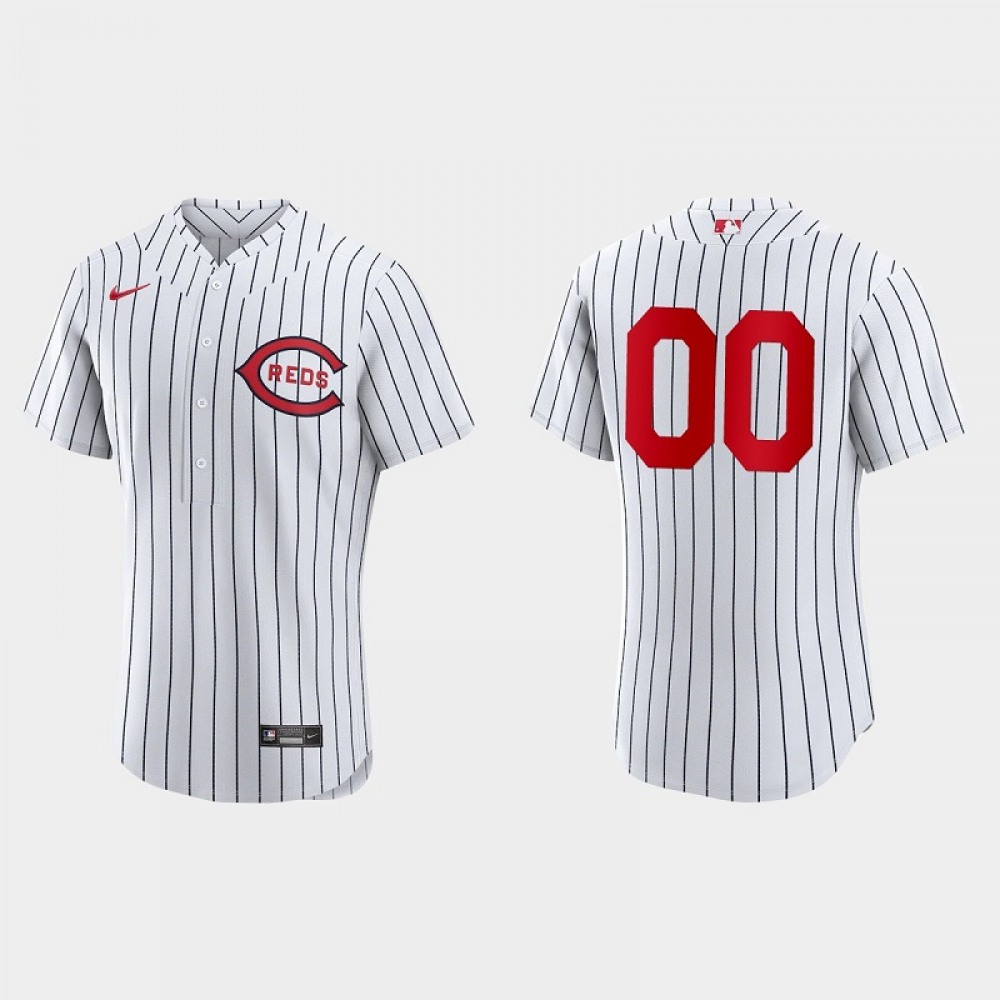 Men's Cincinnati Reds ACTIVE Player Custom 2022 White Field of Dreams Stitched Baseball Jersey 1