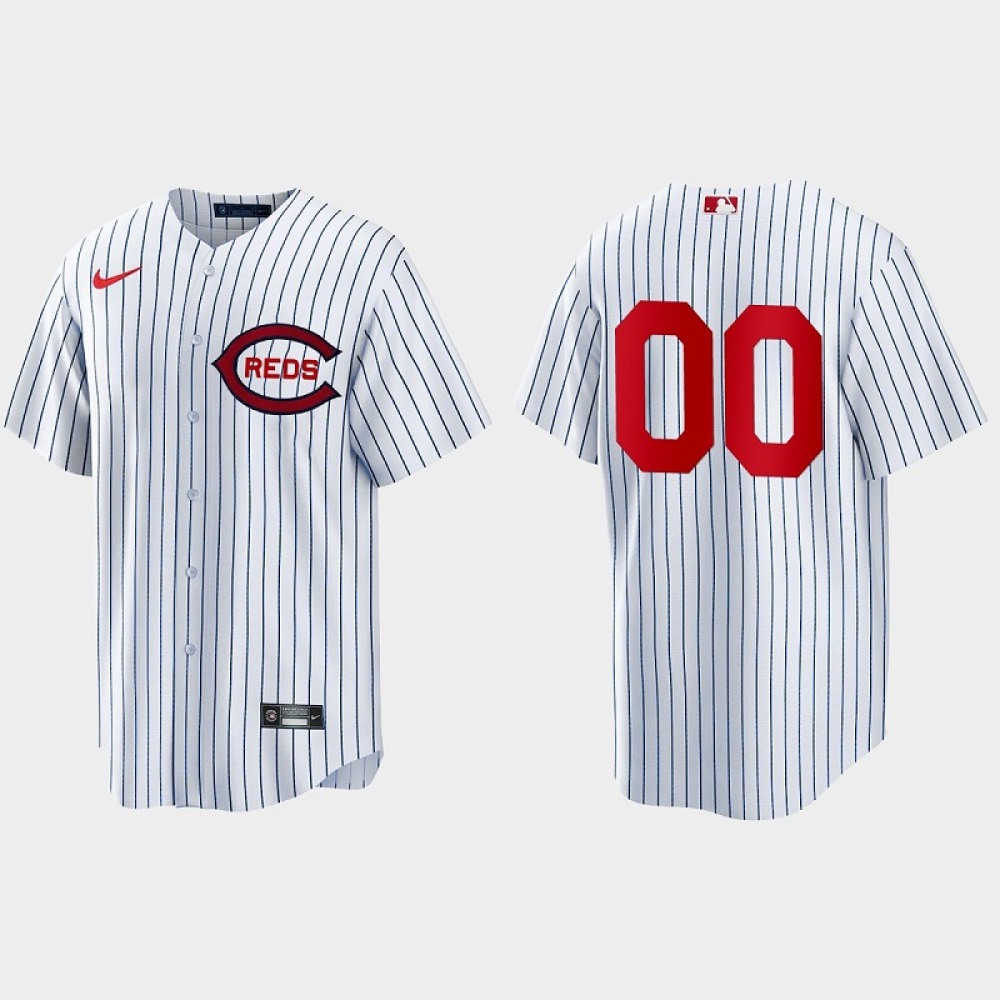 Men's Cincinnati Reds ACTIVE Player Custom 2022 White Field of Dreams Stitched Baseball Jersey 1