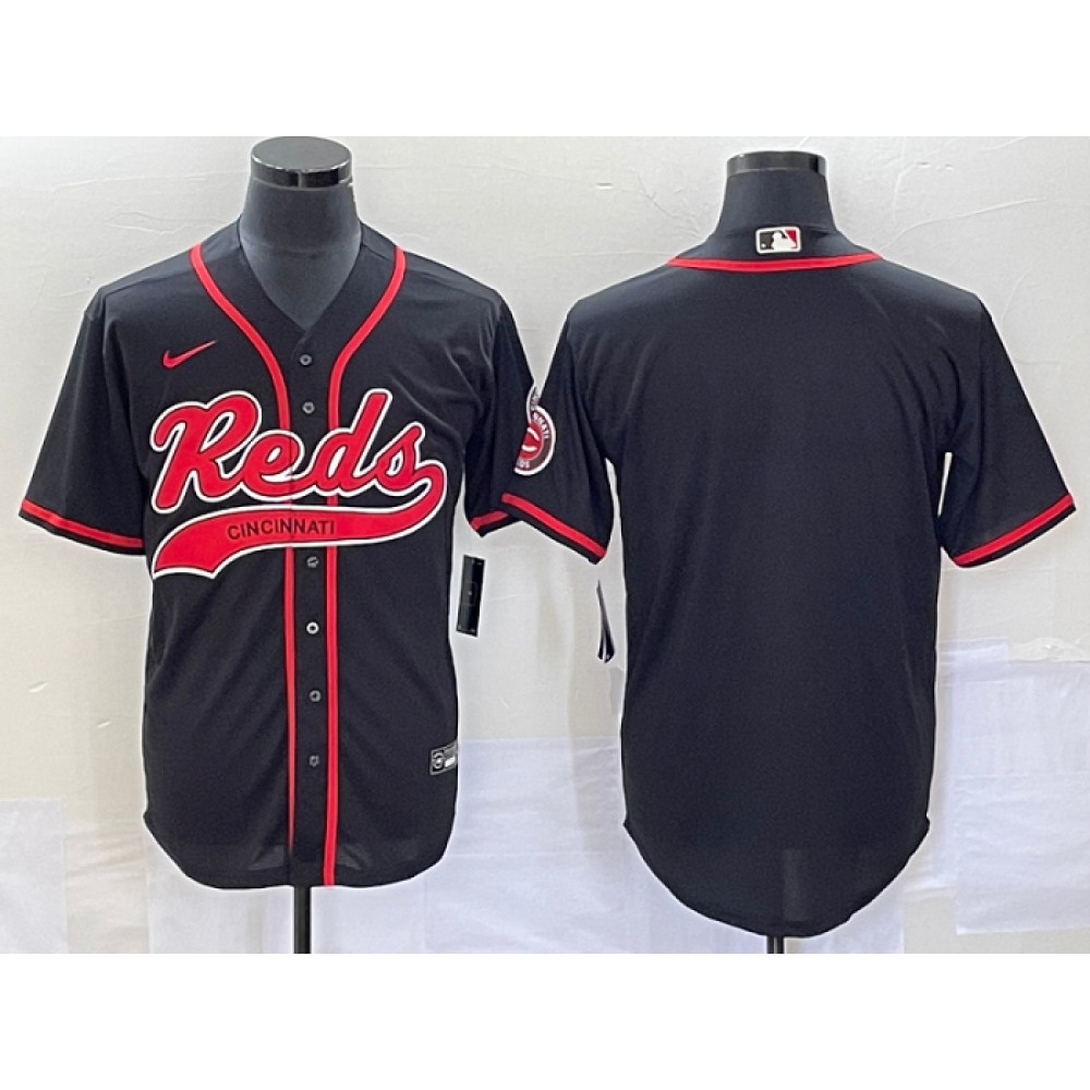 Men's Cincinnati Reds Blank Stitched Baseball Jersey 1