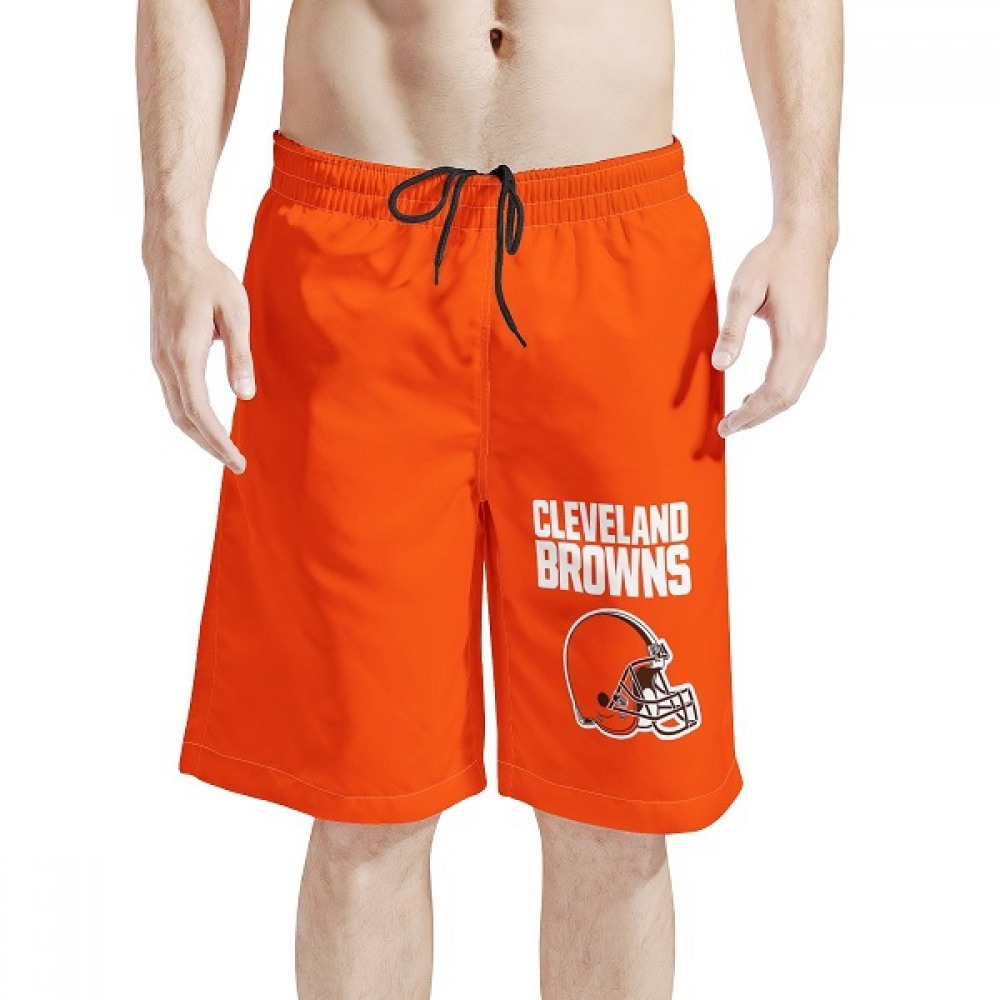 Men's Cleveland Browns Orange NFL Shorts 1