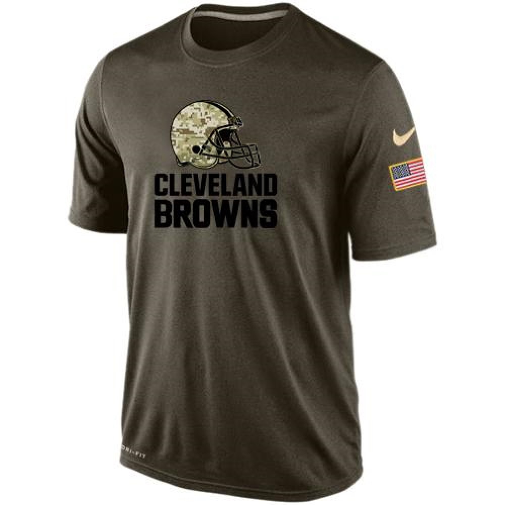 Men's Cleveland Browns Salute To Service Dri-FIT T-Shirt 1