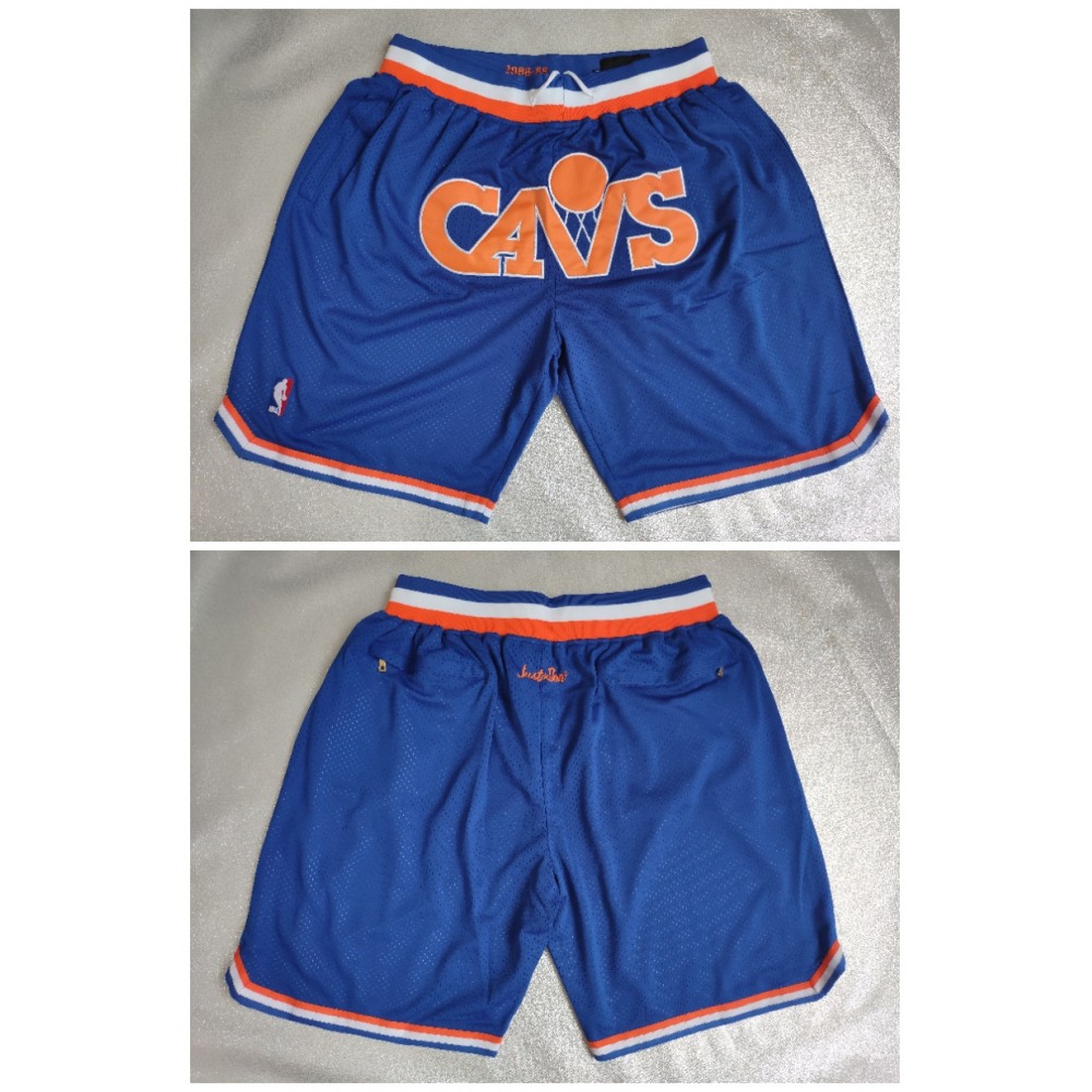 Men's Cleveland Cavaliers Blue Shorts(Run Small) 1