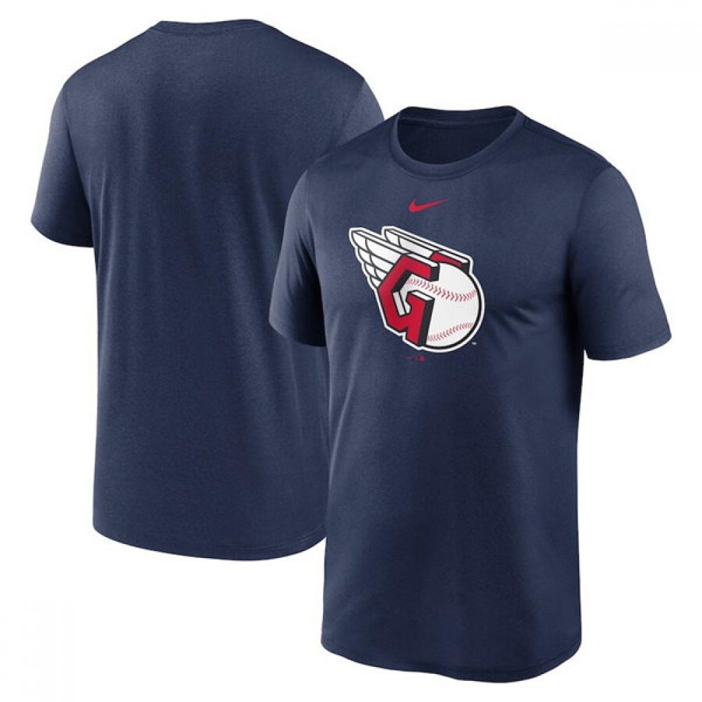 Men's Cleveland Guardians Navy T-Shirt 1