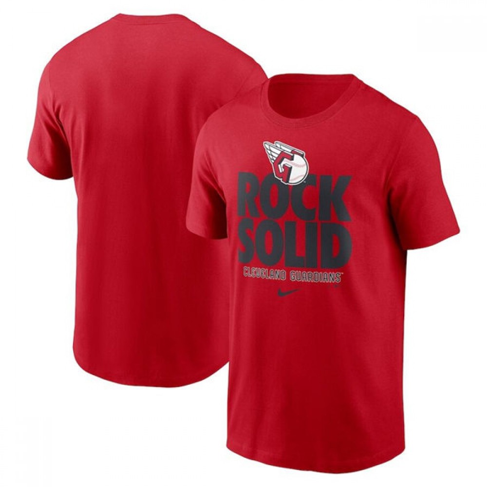 Men's Cleveland Guardians Red T-Shirt 1
