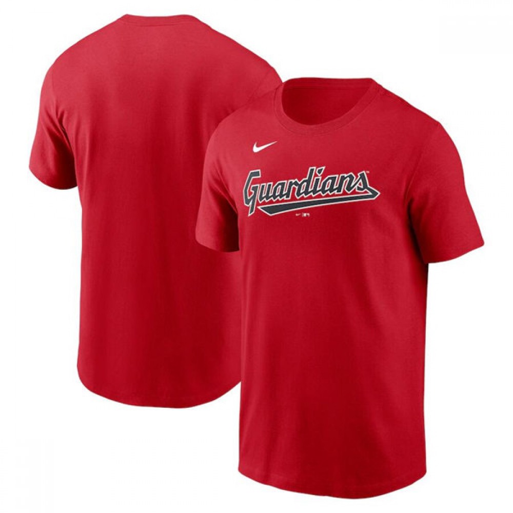 Men's Cleveland Guardians Red T-Shirt 1