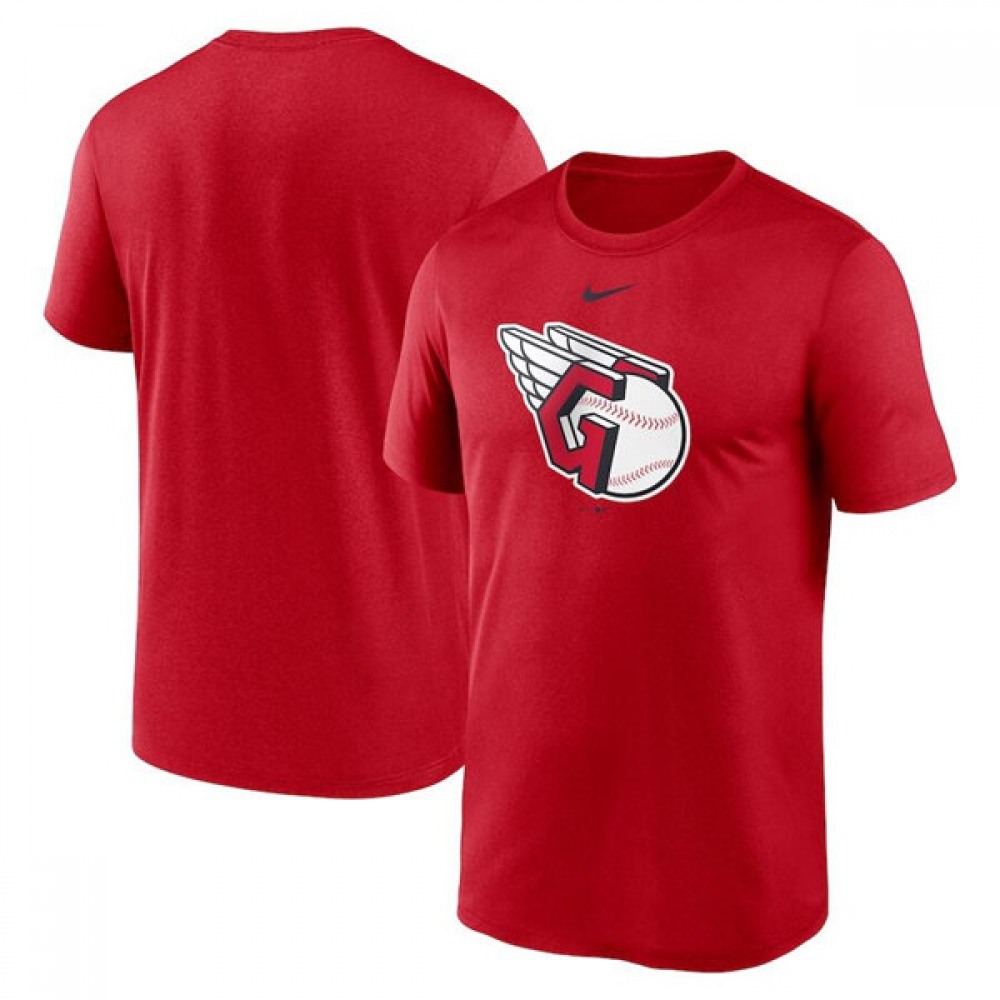 Men's Cleveland Guardians Red T-Shirt 1