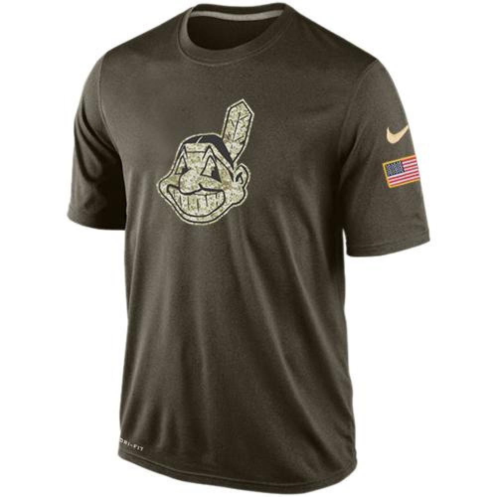 Men's Cleveland indians Salute To Service Dri-FiT T-Shirt 1