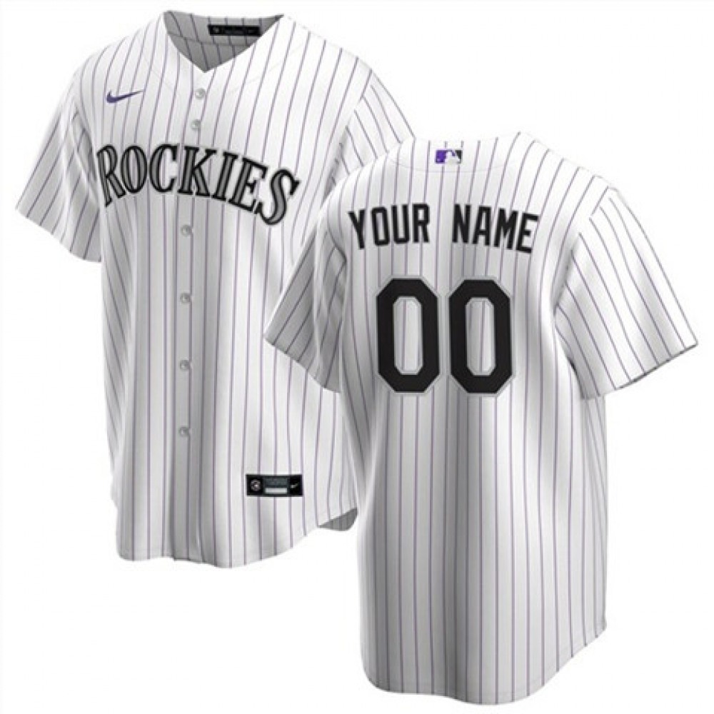 Men's Colorado Rockies Customized Stitched MLB Jersey 1