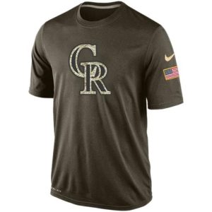 Men's Colorado Rockies Salute To Service Dri-FiT T-Shirt