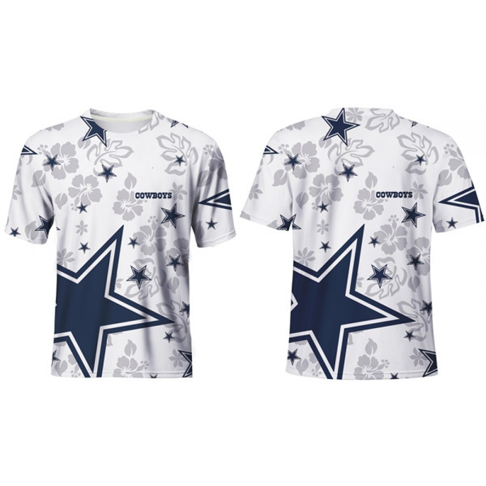 Men's Dallas Cowboys White T-Shirt 1