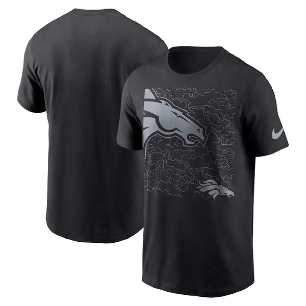 Men's Denver Broncos Black T-Shirt 1