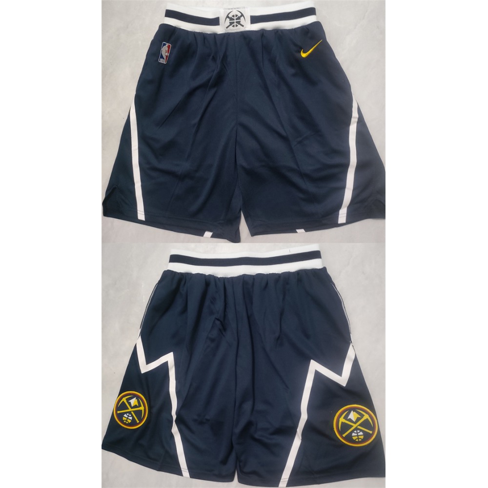 Men's Denver Nuggets Navy Shorts (Run Small) 1
