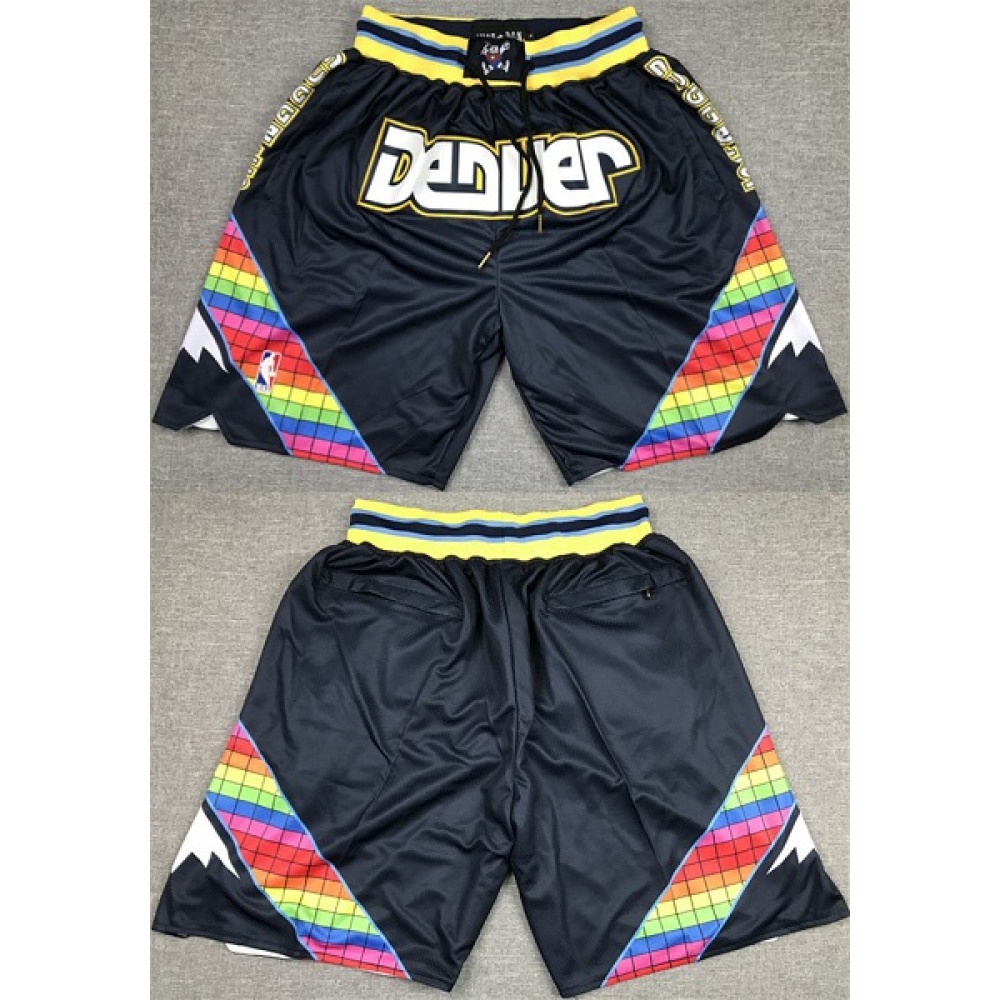 Men's Denver Nuggets Navy Shorts (Run Small) 1