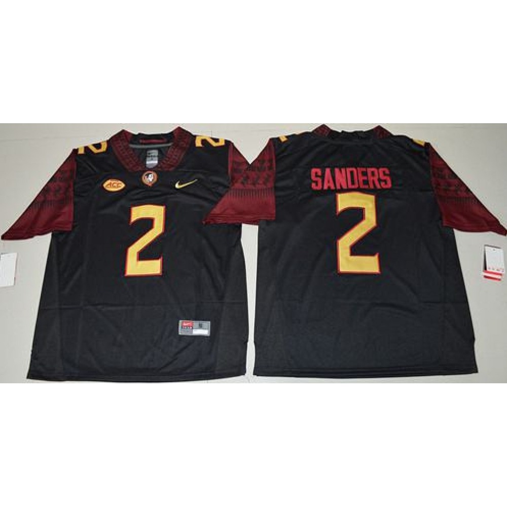 Men's Florida State Seminoles ACTIVE PLAYER Custom Black Limited Stitched Jersey 1