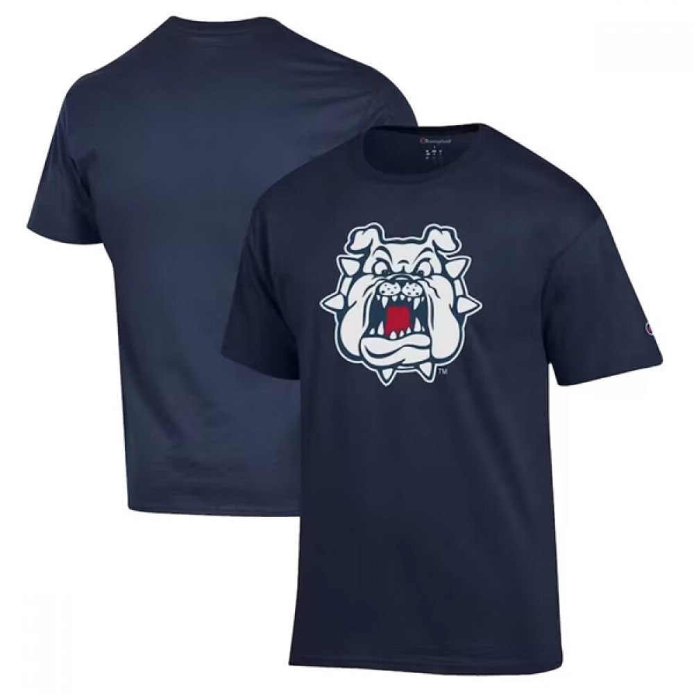 Men's Fresno State Bulldogs Navy Champion T-Shirt 1