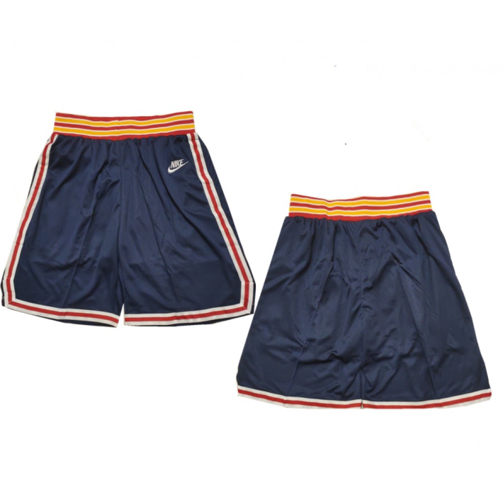 Men's Golden State Warriors Navy Shorts(Run Small) 1