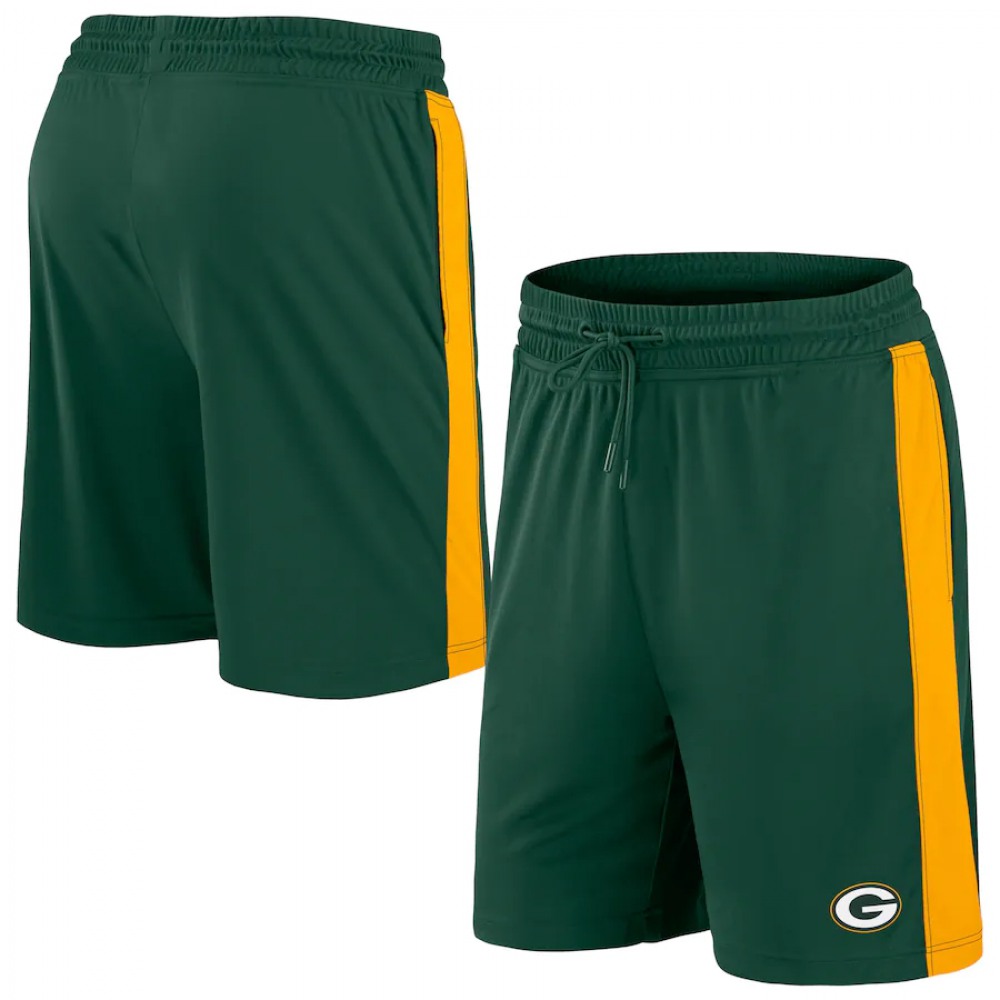 Men's Green Bay Packers Green Performance Shorts 1