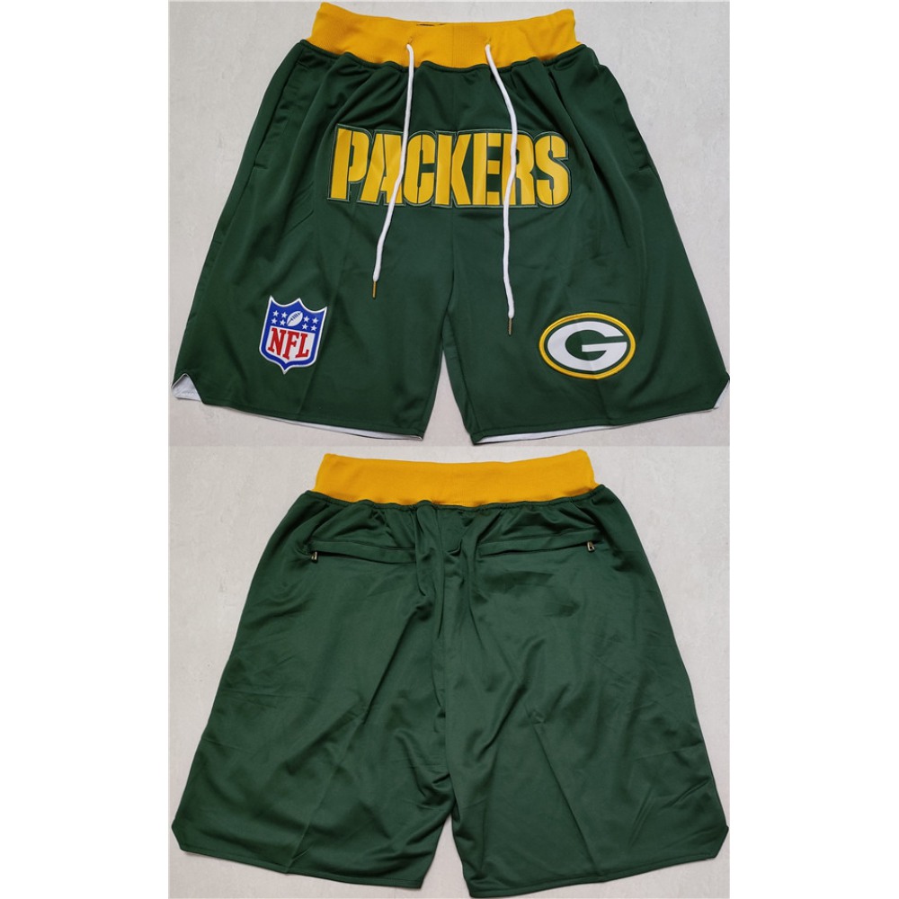 Men's Green Bay Packers Navy Shorts(Run Small) 1