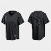 Men's Houston Astros #43 Lance McCullers Black Pitch Black Fashion Replica Stitched Jersey