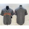 Men's Houston Astros Blank Grey Cool Base Stitched Baseball Jersey