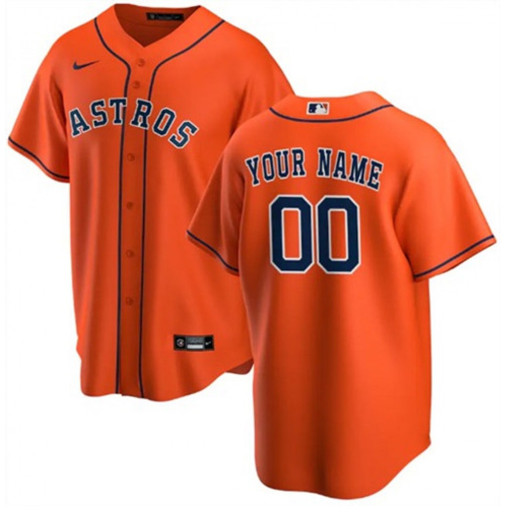 Men's Houston Astros Customized Stitched MLB Jersey 1
