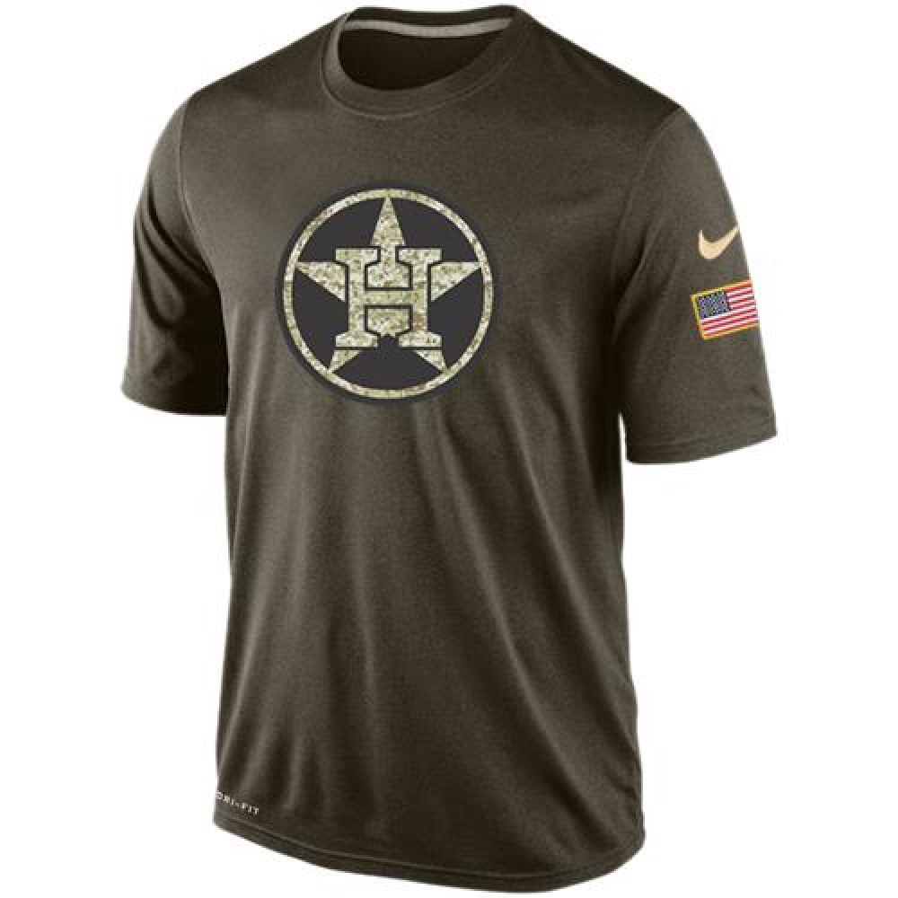Men's Houston Astros Salute To Service Dri-FiT T-Shirt 1