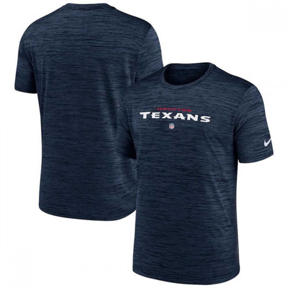 Men's Houston Texans Navy Velocity Performance T-Shirt 1